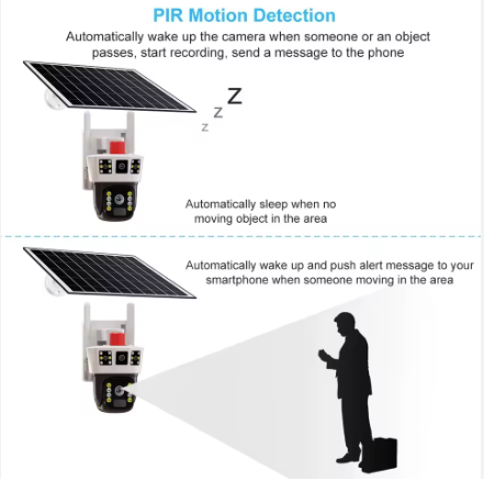 Caméra Solaire Intelligente V380